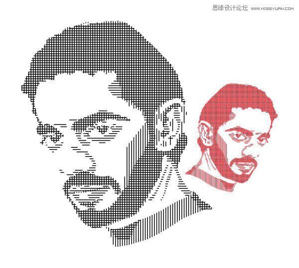 Illustrator把照片制作成矢量線條插畫