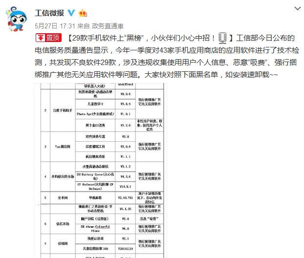 APP黑榜 不良APP 詐騙軟件 百度手機助手 木螞蟻應用市場