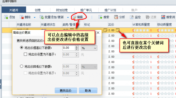 出價調整