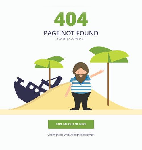 404頁面設計 404頁面賞析 404頁面制作 網站404頁面