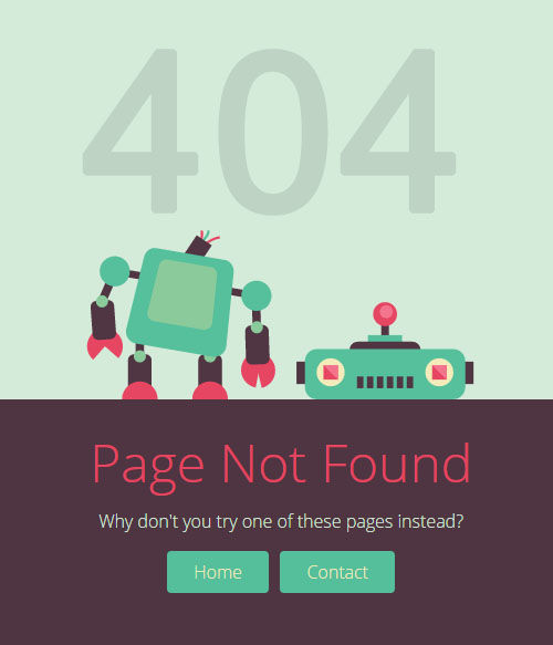 404頁面設計 404頁面賞析 404頁面制作 網站404頁面