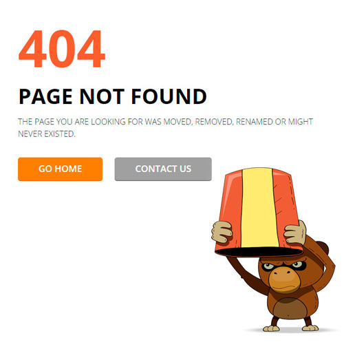 404頁面設計 404頁面賞析 404頁面制作 網站404頁面