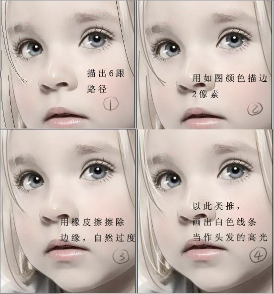 Photoshop教程 PS手繪特效 PS手繪